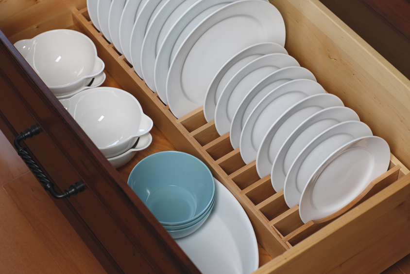 Superb Dish Plate Storage Organizer Diy kitchen storage, Kitchen