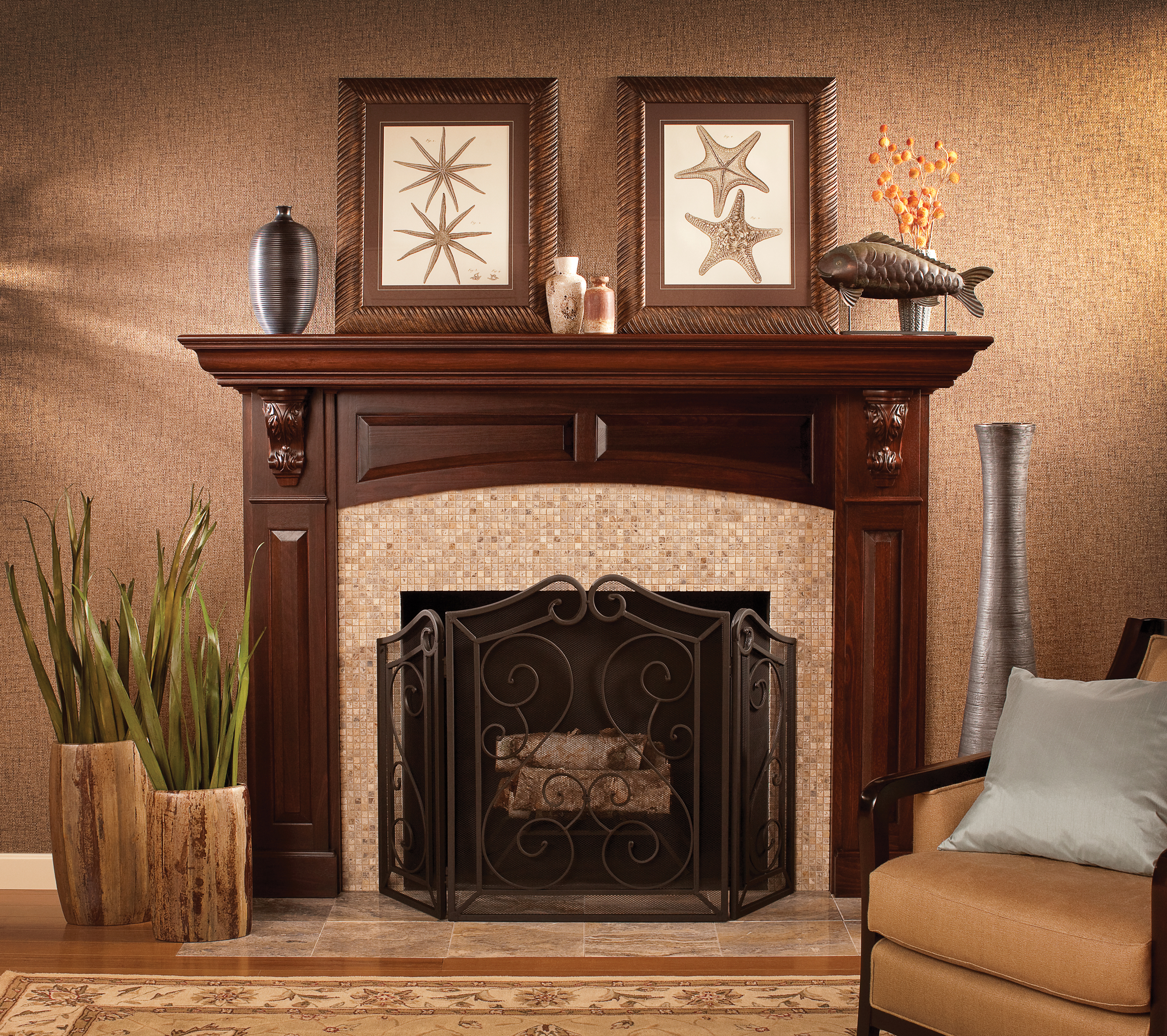 Cardinal Kitchens & Baths Fireplace Mantels