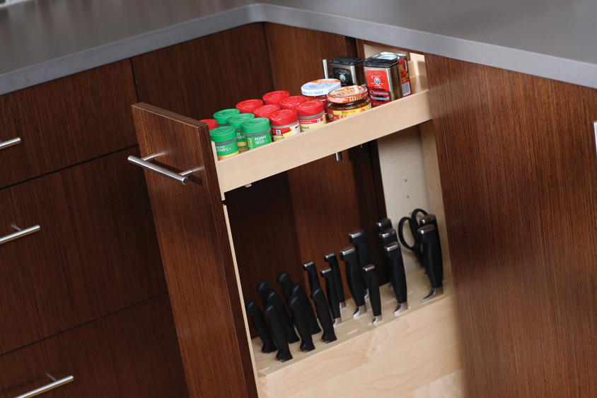 Roll Out Tray Divider - Homecrest Cabinetry